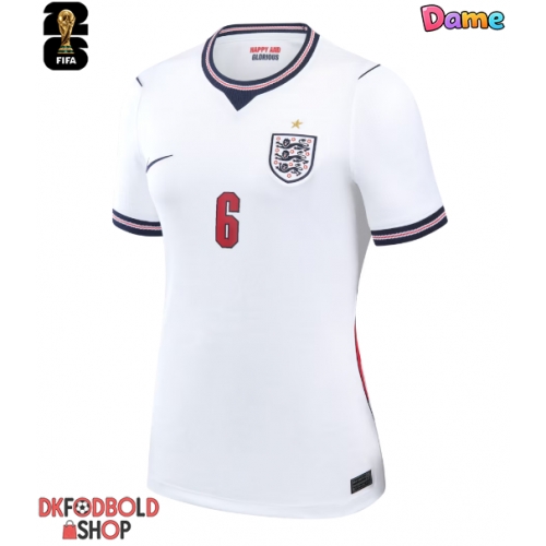 England Marc Guehi #6 Hjemmebanetrøje Dame VM 2026 Kort ærmer